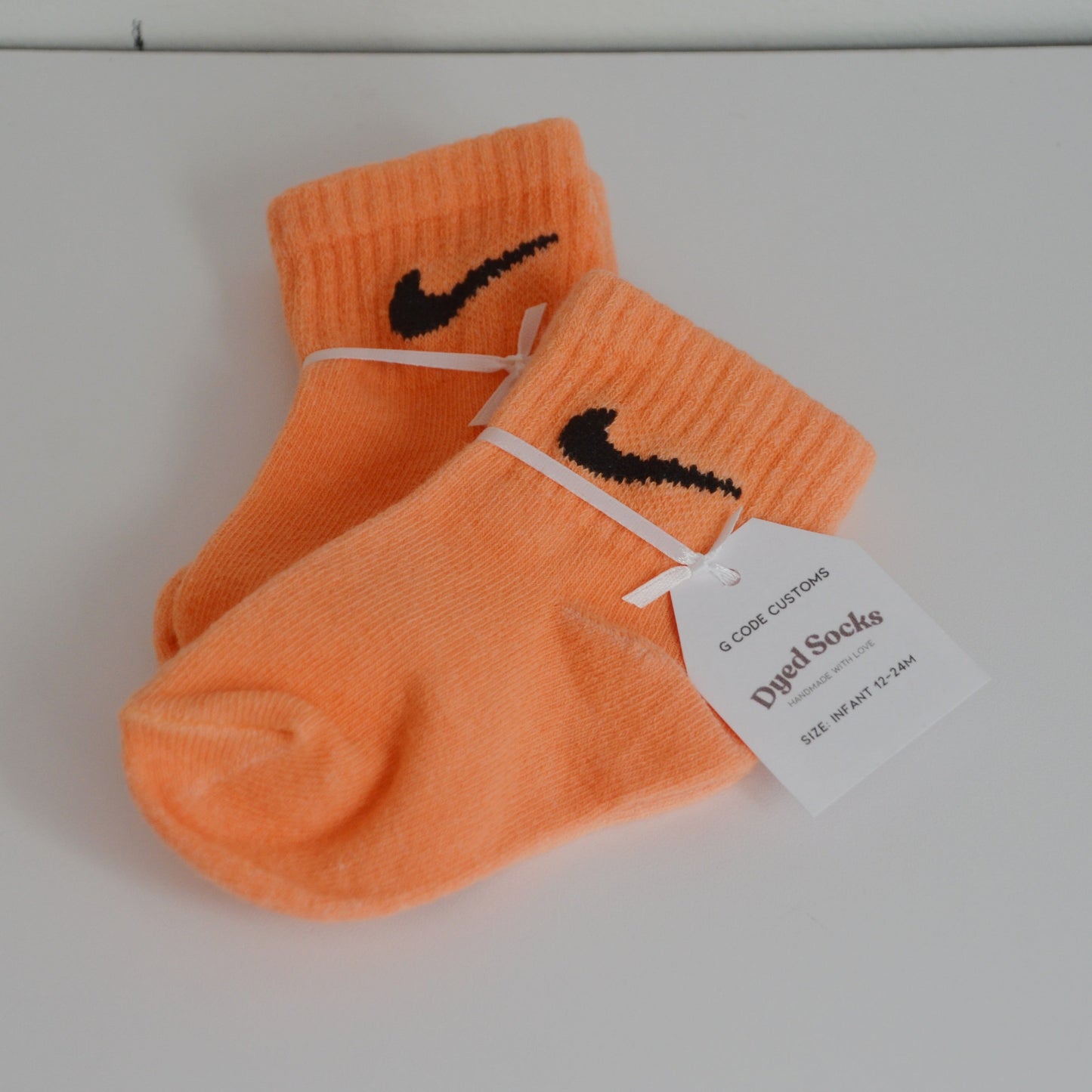 Creamsicle Dyed Toddler Socks