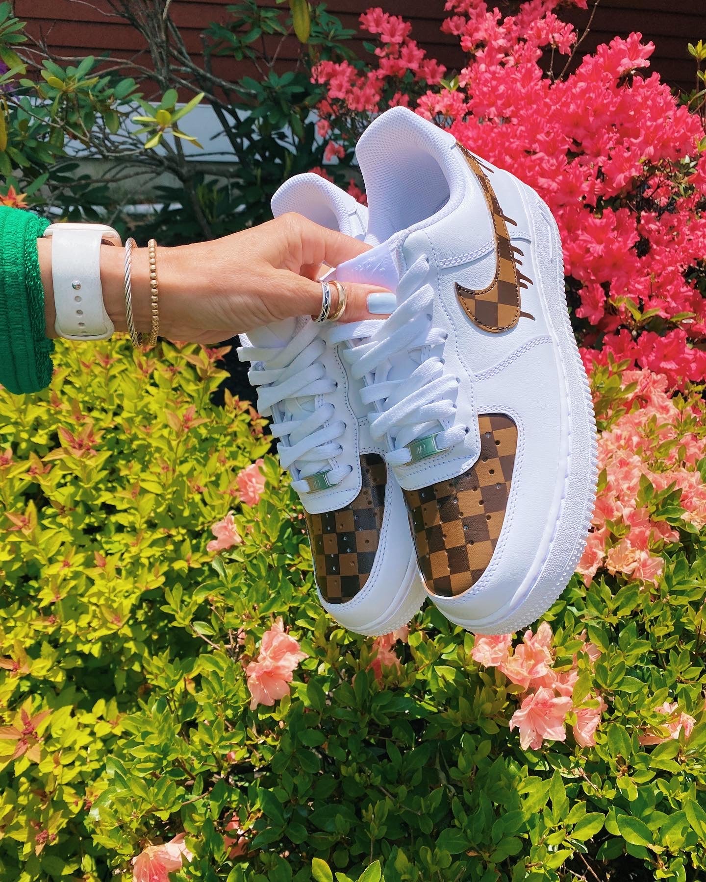 Checkered Drip Sneaker