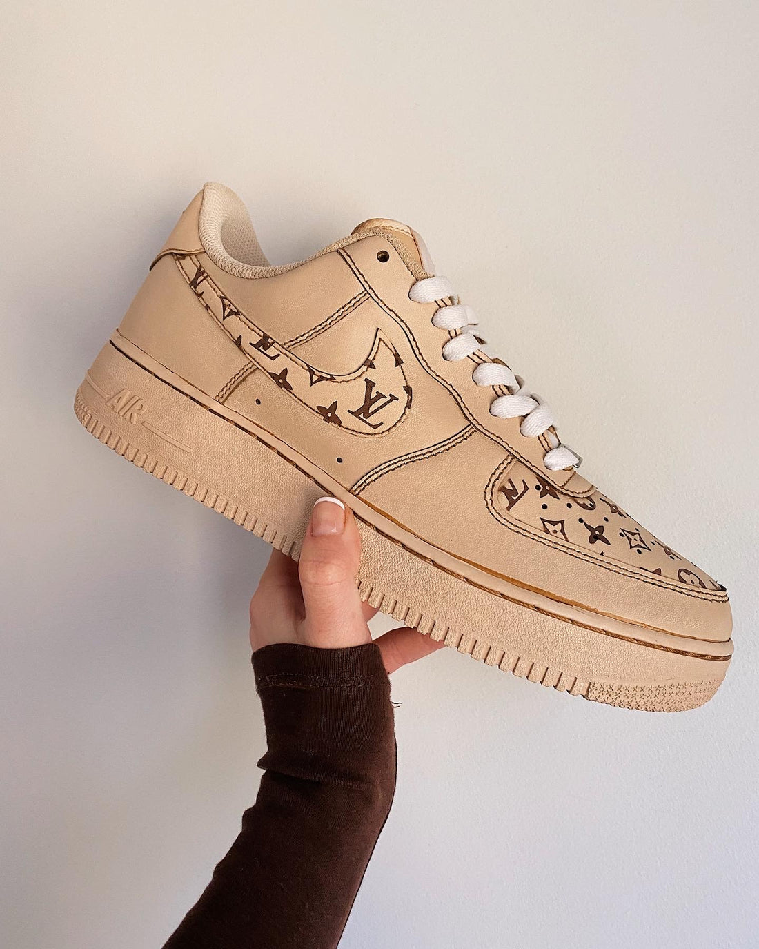 Coffee Pattern Print Sneaker Shoes For Men Women
