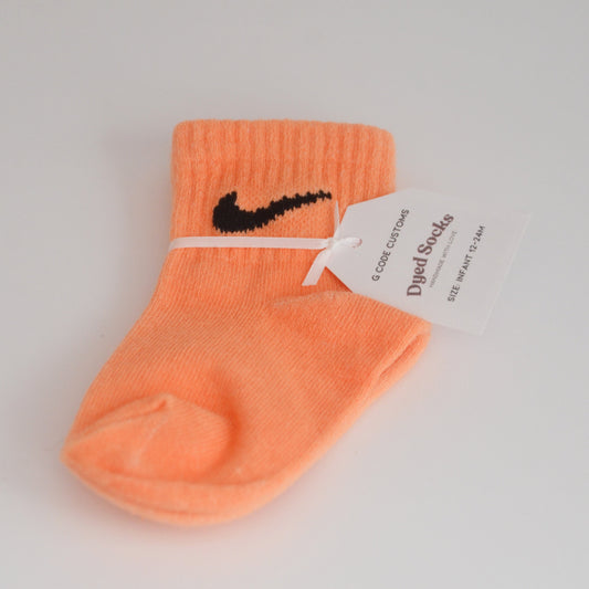 Creamsicle Dyed Toddler Socks