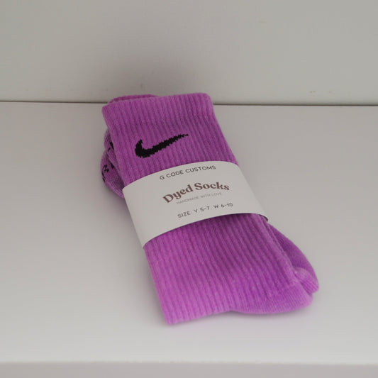 Lilac Hand Dyed Socks