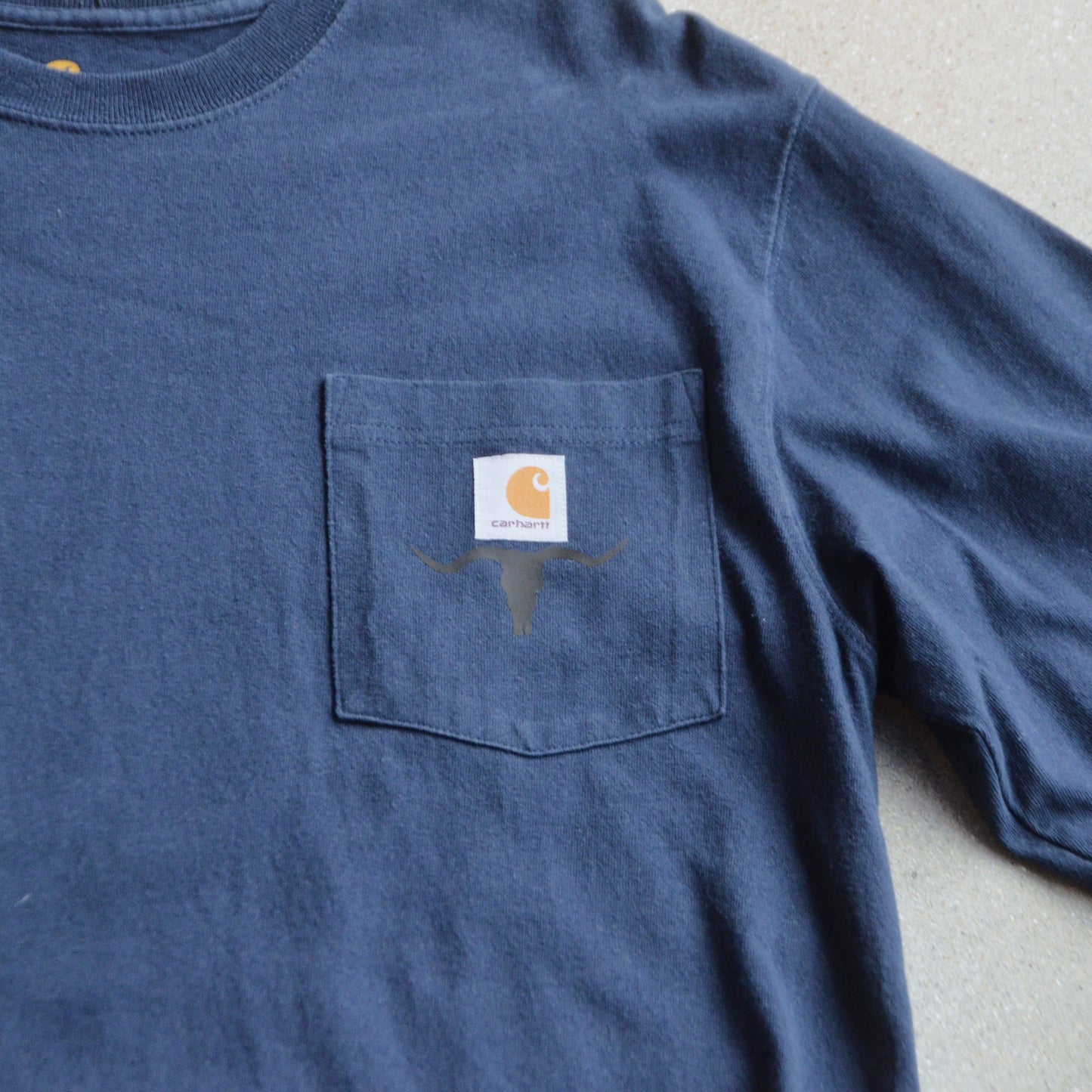 Henry Sourced Long Sleeve Pocket Tee O/S