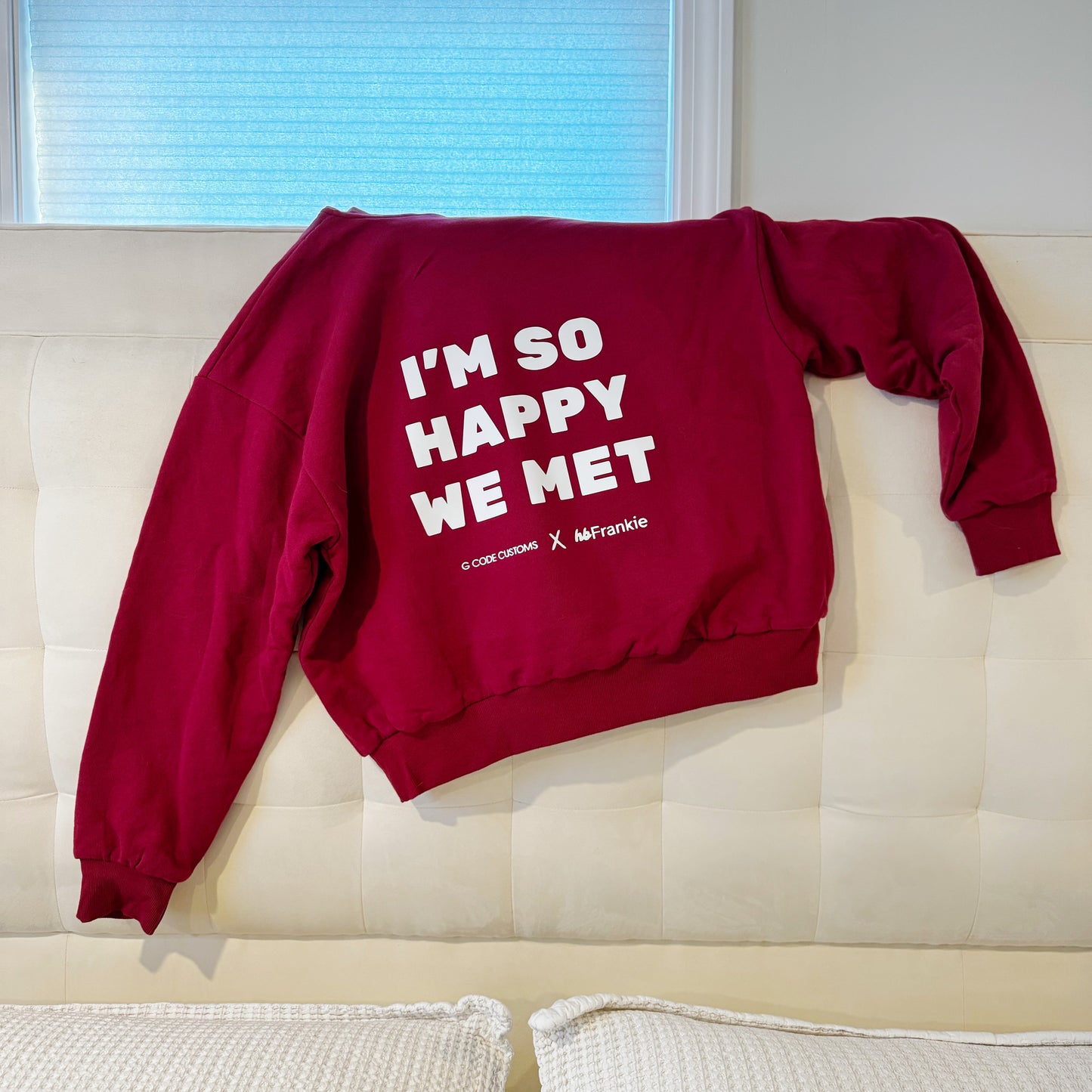 I'm So Happy Hoodie x HBFrankie